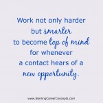 work harder smarter