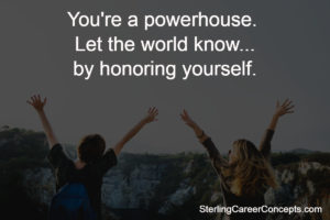 You're a powerhouse. Let others know. 